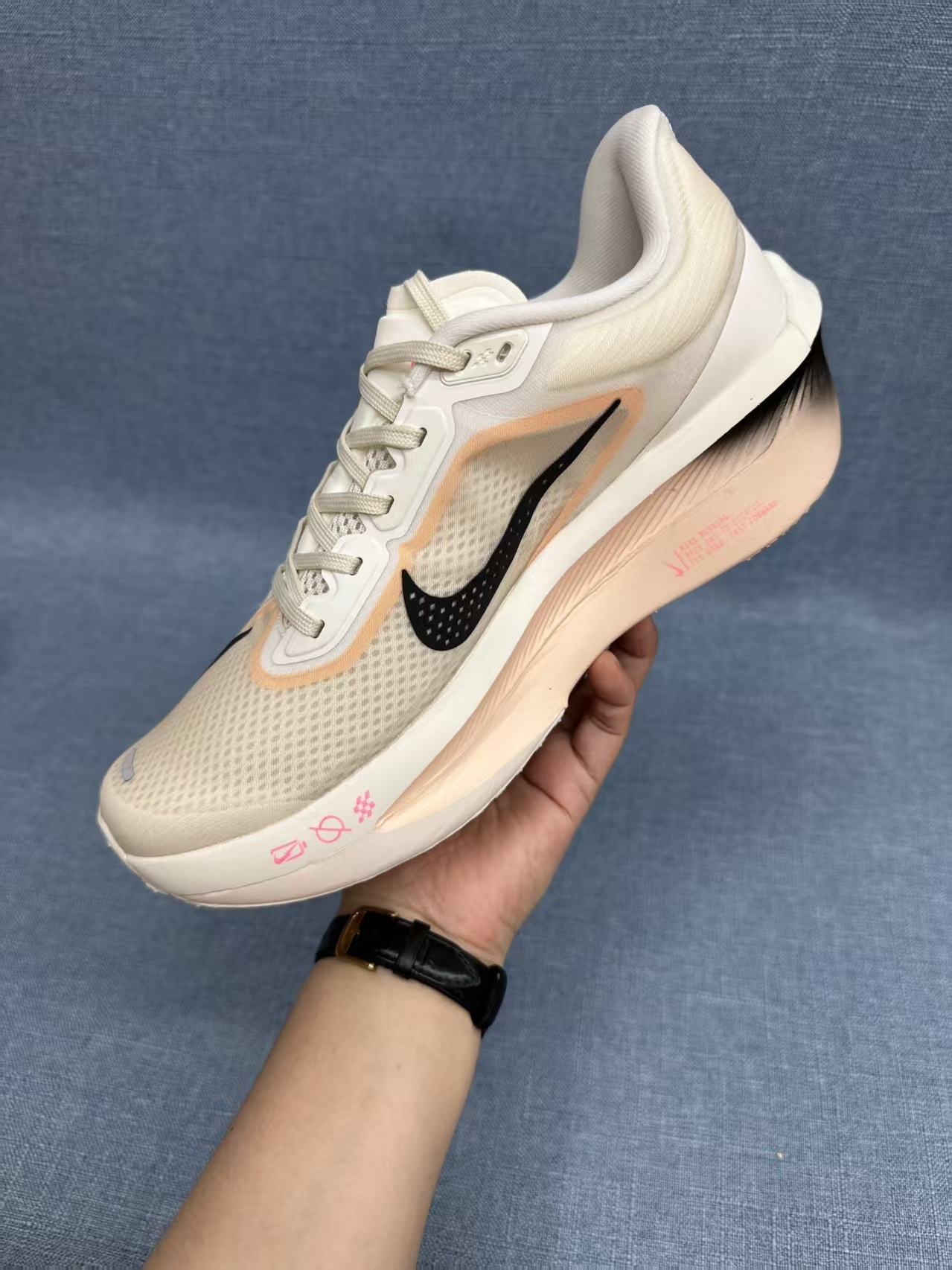 Nike Zoom Fly 6 – White Black–Laser Orange